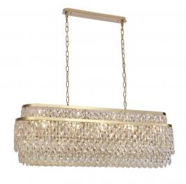 Подвесной светильник Newport Tiffany 8530/120 C oval gold polished