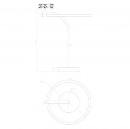 Настольный светильник Arte Lamp Enigma A2974LT-16BK