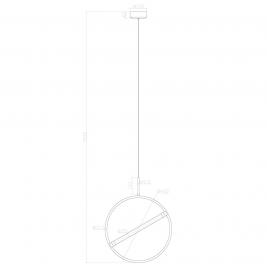 Светильник подвесной Arte Lamp Dolores A2565SP-1BK