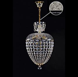 Подвесной светильник Art Glass VIVIEN II. CHAIN NICKEL CE