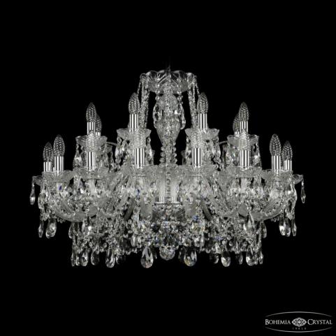 Люстра Bohemia Ivele Crystal  1411/16+8/300 Ni