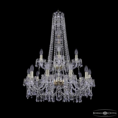 Люстра Bohemia Ivele Crystal  1403/10+5/240/h-92/2d G