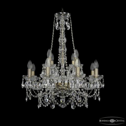 Люстра Bohemia Ivele Crystal  1411/8+4/195/h-70 Pa