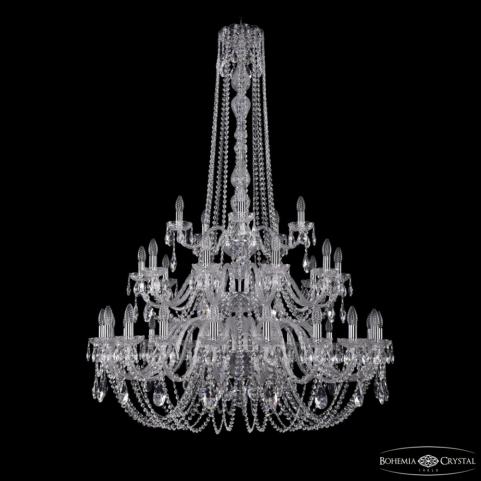 Люстра Bohemia Ivele Crystal 1402/20+10+5/400/h-158/3d Ni