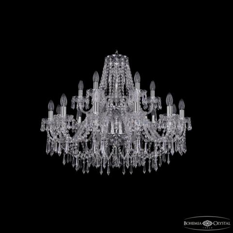 Люстра Bohemia Ivele Crystal 1403/12+6/300/2d Ni