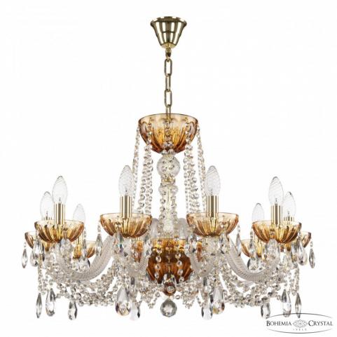 Люстра Bohemia Ivele Crystal 5402/10/240 G Amber/M-1H