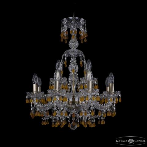 Люстра Bohemia Ivele Crystal 1410/8+4/195/XL-66 Pa V1003