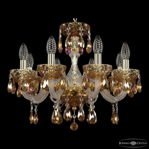 Люстра Bohemia Ivele Crystal 5417/8/165 G Amber/M-1F K777