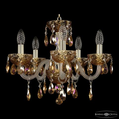 Люстра Bohemia Ivele Crystal 5417/5/141 G Amber/M-1F K777