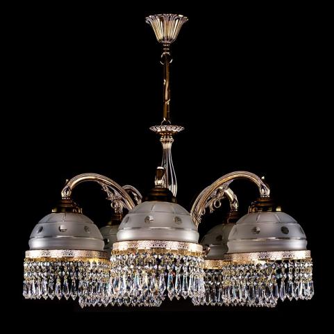 Люстра Art Glass CASSANDRA V. NICKEL ANTIQE CE