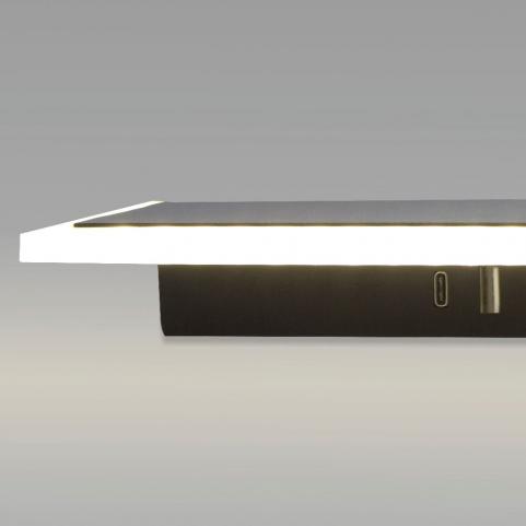 Бра Eurosvet Binar 20127/1 LED черный