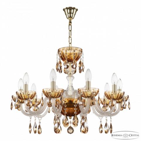Люстра Bohemia Ivele Crystal  5417/10/240 G Amber/M-1H K721