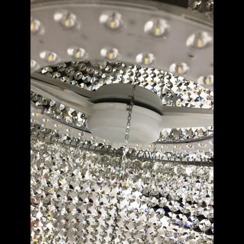 Люстра Bohemia Ivele Crystal 3000-6000 K 19321/45IV/LED-DIM Ni