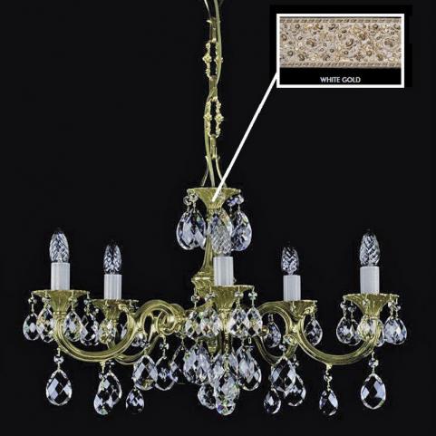 Люстра Art Glass ALICE V. WHITE GOLD CE
