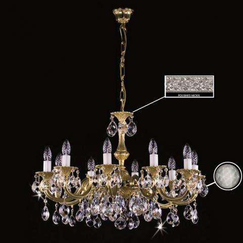 Люстра Art Glass ALICE X. NICKEL CE - 8006