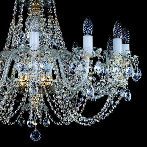 Люстра Art Glass ANDULA XII. ARM 280 FULL CUT WHITE CE