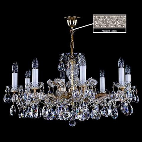 Люстра Art Glass ANTONIE 0101/09/30 NICKEL CE