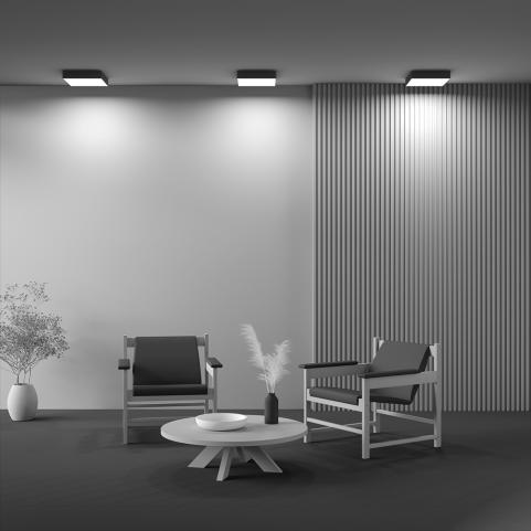 Потолочный светильник Maytoni Technical Ceiling 4000K Zon C032CL-36W4K-SQ-B