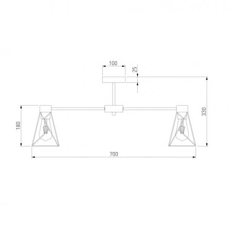Люстра Eurosvet Trappola 70107/8 черный