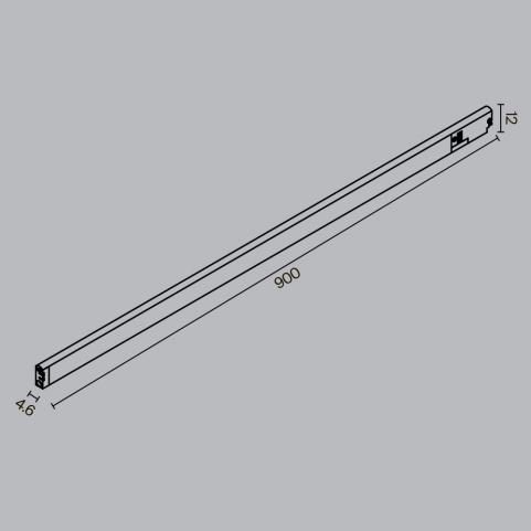 Трековый светильник Maytoni Technical Levity 3000К Basis TR190-1-15W3K-B