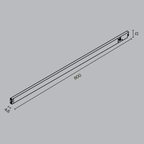 Трековый светильник Maytoni Technical Levity 4000К Basis TR190-1-10W4K-B