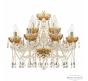 Люстра Bohemia Ivele Crystal 5413/8+4/200 G Amber/M-1F