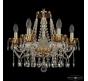 Люстра Bohemia Ivele Crystal 5413/6/165 G Amber/M-1H