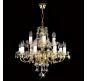 Люстра Art Glass ADELA XII. FULL CUT NICKEL CE