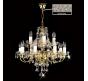 Люстра Art Glass ADELA XII. FULL CUT NICKEL CE