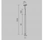 Трековый подвесной светильник Maytoni Technical Levity 3000К Skim TR191-1-3W3K-M-B