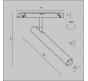 Трековый светильник Maytoni Technical Exility 3000K  Focus T TR141-2-6W3K-M-BS