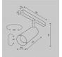 Трековый светильник Maytoni Technical Exility 2700K  Focus LED TR032-2-12W2.7K-M-B