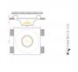 Точечный светильник Stellanova Capella гипсовый SN 108