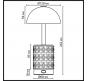 Настольный светильник Odeon Light Lulu 3000 5452/3TL